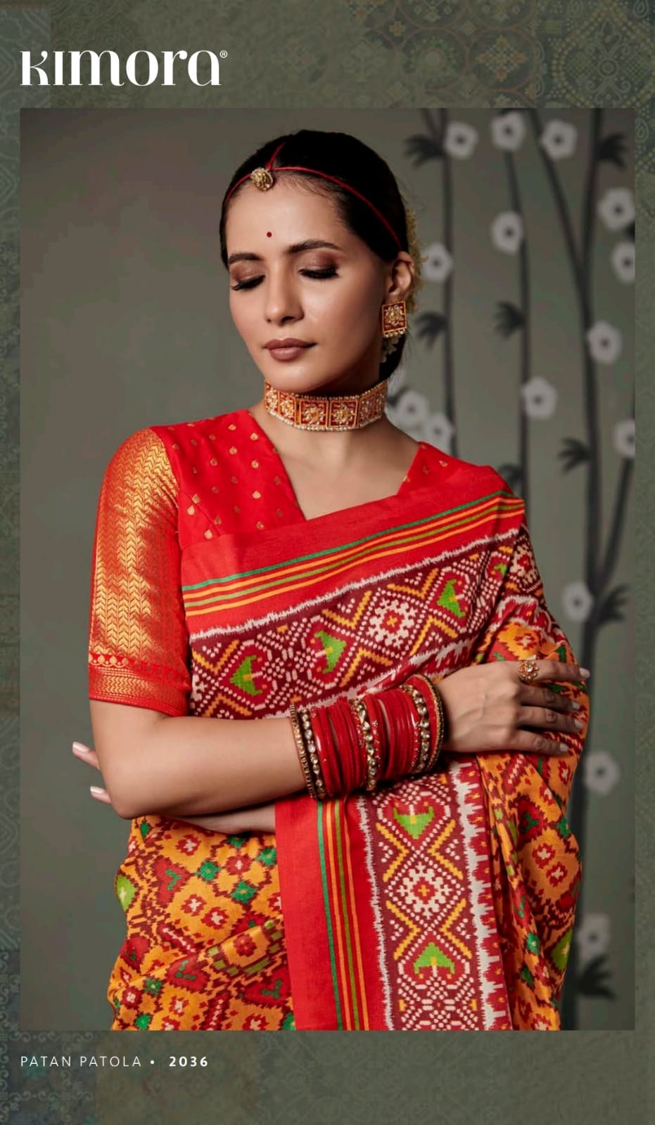 Kimora Patan Patola Soft Tussar Silk Saree Anant Tex Exports Private Limited