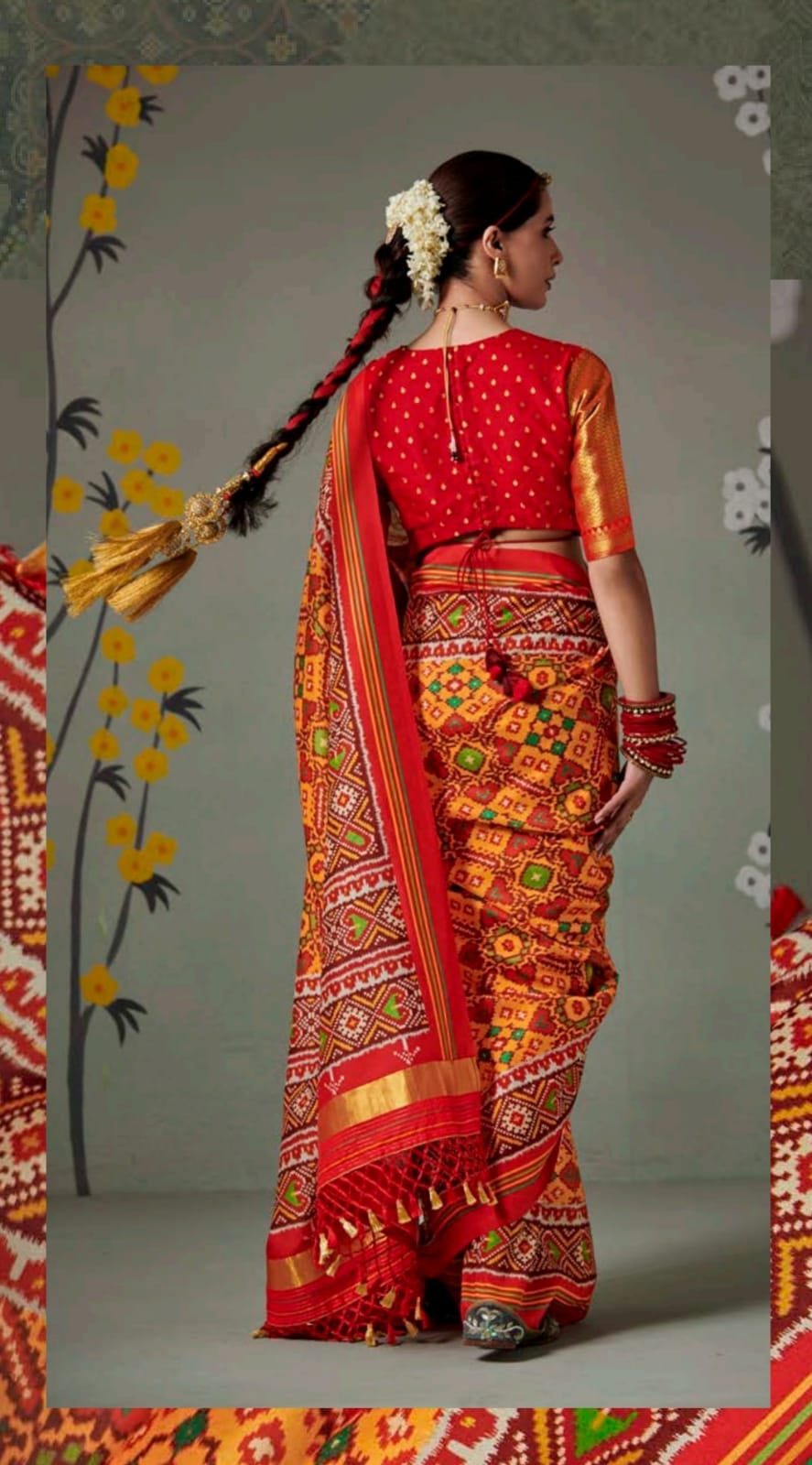 Kimora Patan Patola Soft Tussar Silk Saree Anant Tex Exports Private Limited