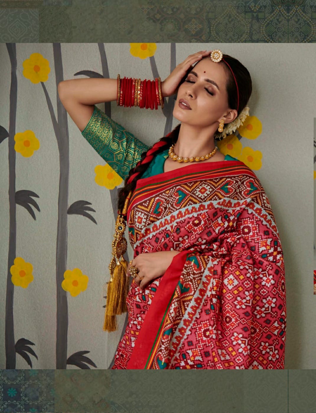 Kimora Patan Patola Soft Tussar Silk Saree Anant Tex Exports Private Limited