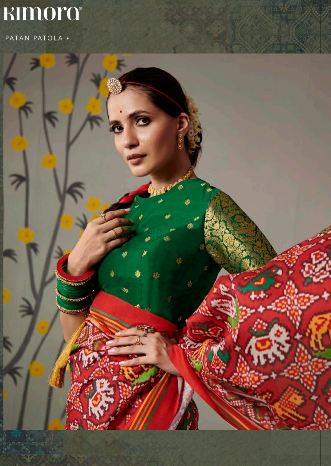 Kimora Patan Patola Soft Tussar Silk Saree Anant Tex Exports Private Limited