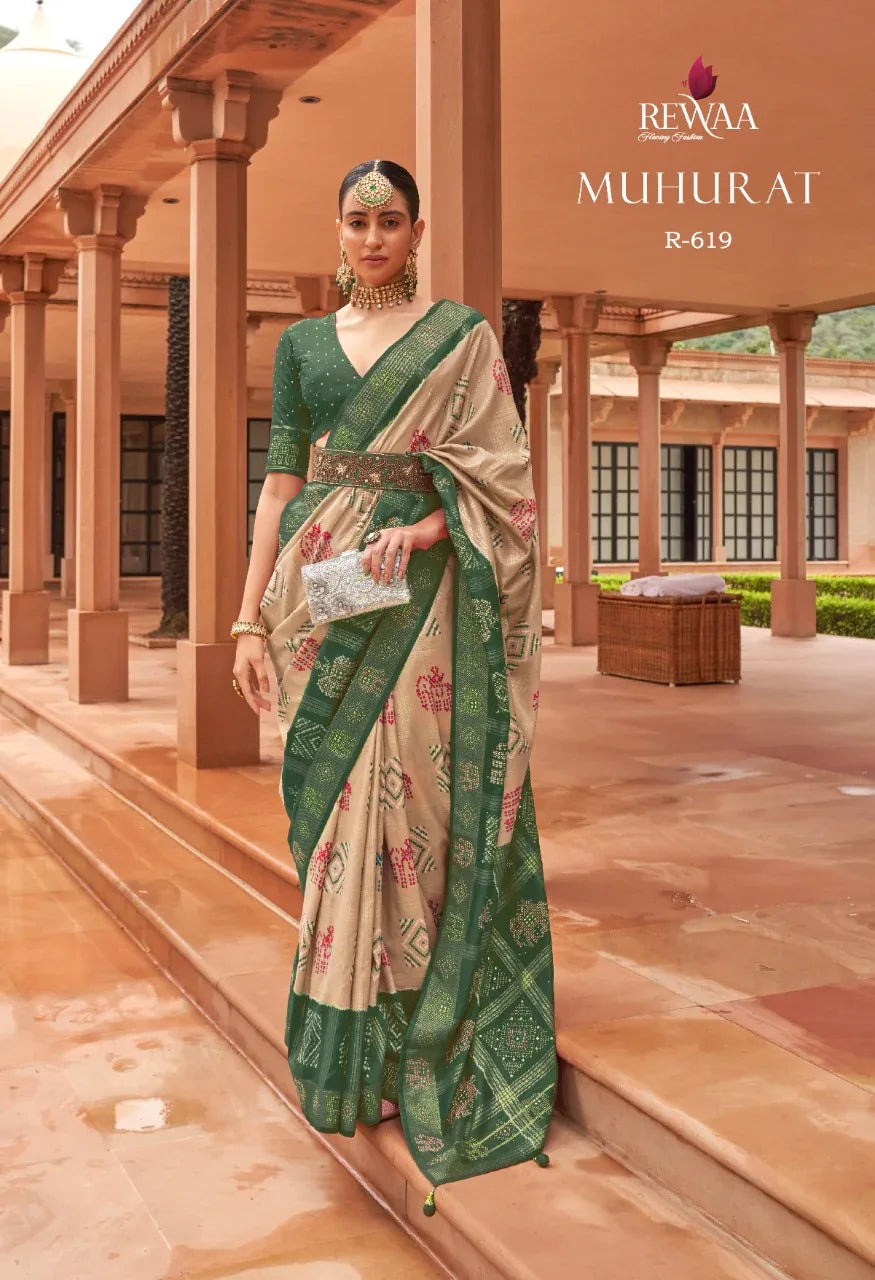 Rewaa Muhurat Pure Silk Designer Patola Saree Anant Tex Exports Private Limited