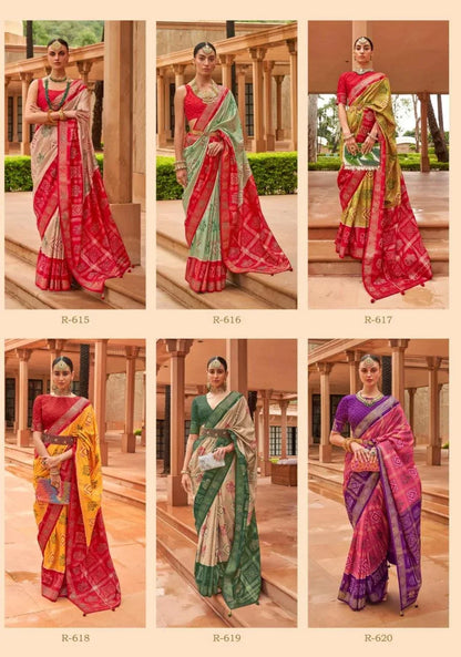 Rewaa Muhurat Pure Silk Designer Patola Saree Anant Tex Exports Private Limited