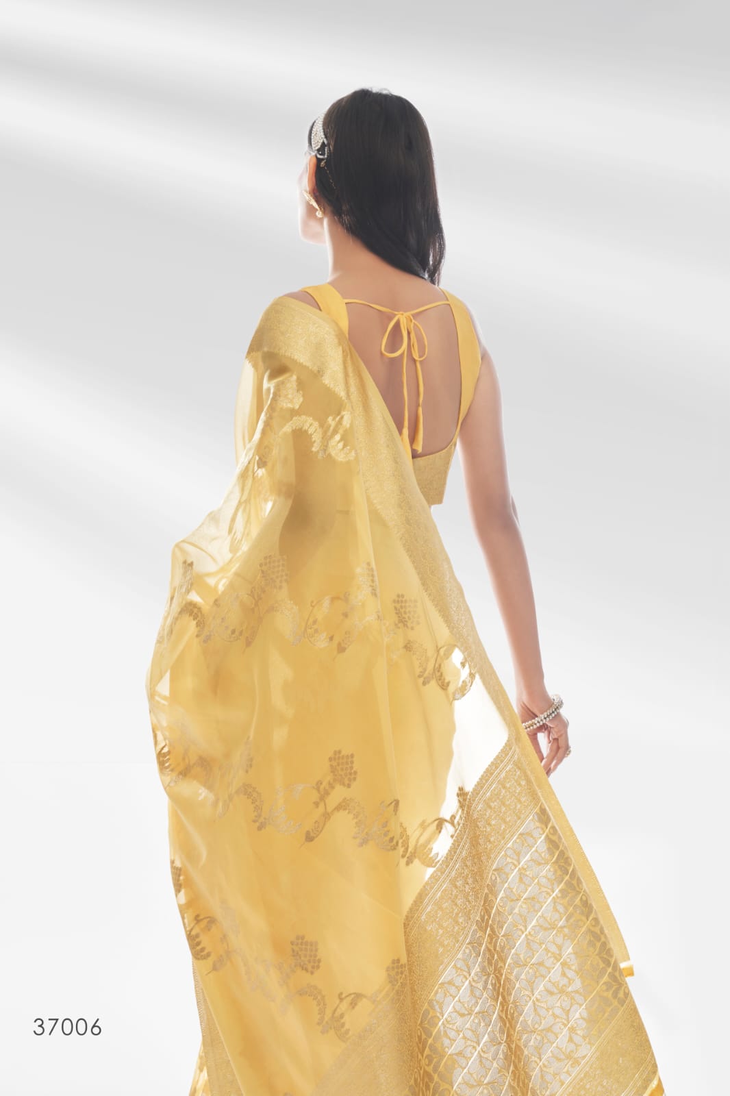 RajPath Abudhai Pure Organza with an amazing Shiny Banarasi Zari Saree Anant Tex Exports Private Limited