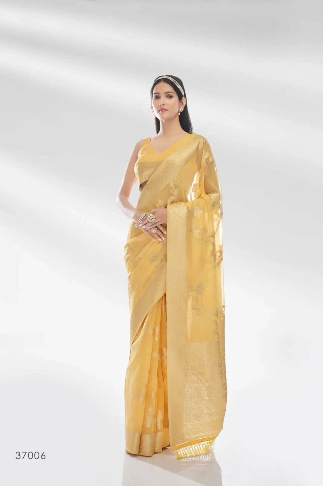 RajPath Abudhai Pure Organza with an amazing Shiny Banarasi Zari Saree Anant Tex Exports Private Limited