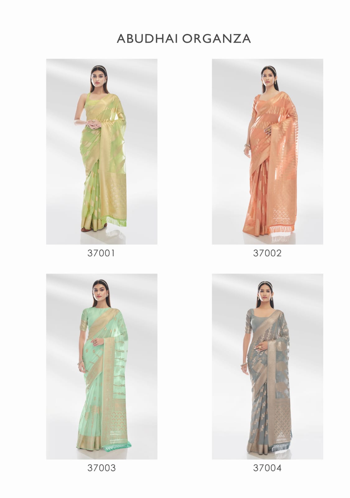 RajPath Abudhai Pure Organza with an amazing Shiny Banarasi Zari Saree Anant Tex Exports Private Limited