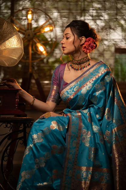 Soft Banarasi Silk Saree Anant Tex Exports Private Limited