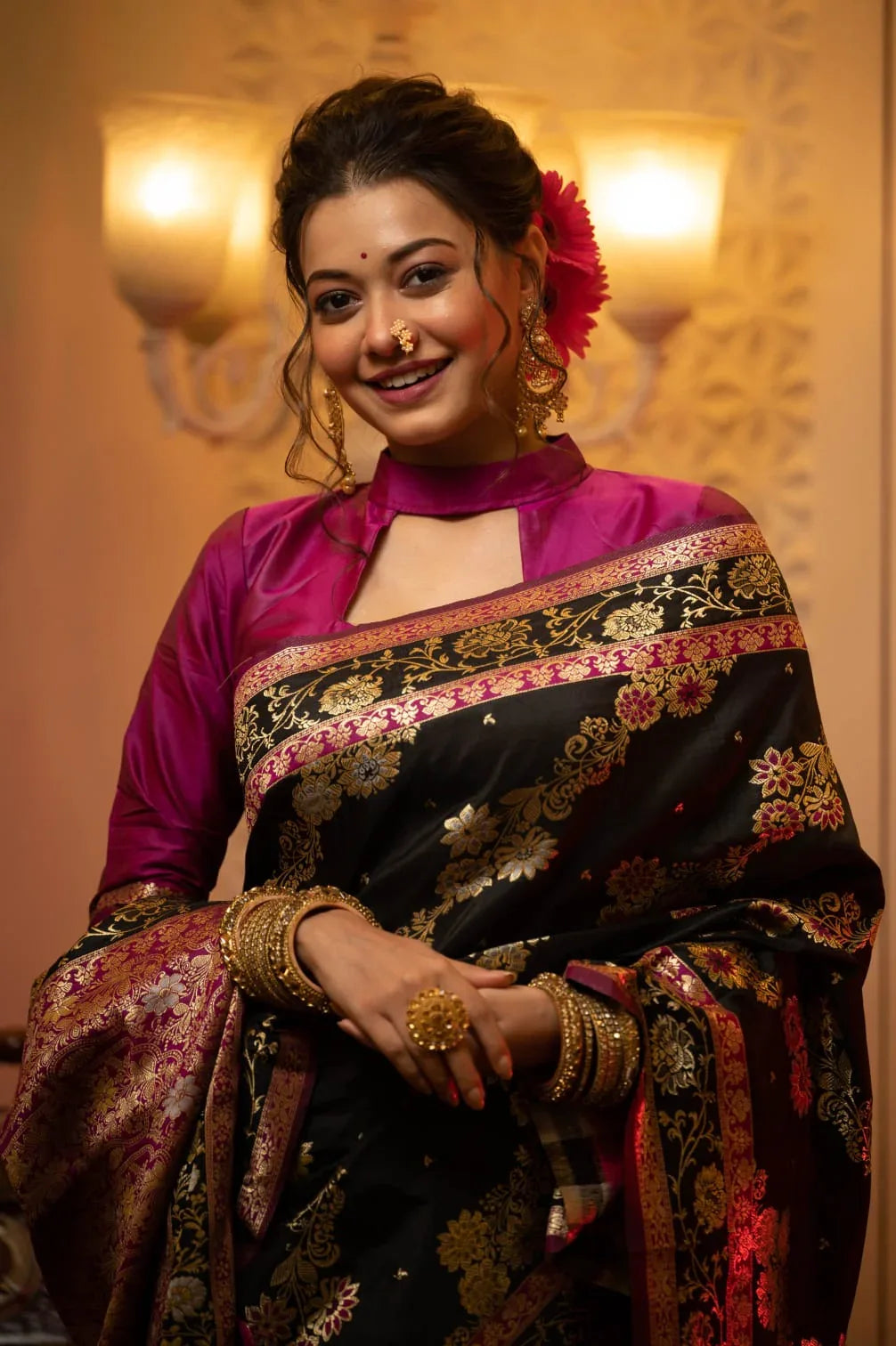 Soft Banarasi Silk Saree Anant Tex Exports Private Limited