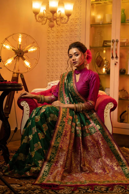 Soft Banarasi Silk Saree Anant Tex Exports Private Limited