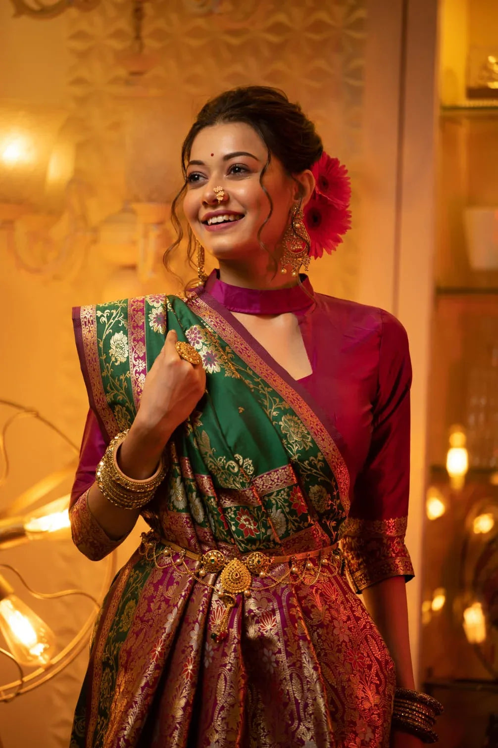 Soft Banarasi Silk Saree Anant Tex Exports Private Limited