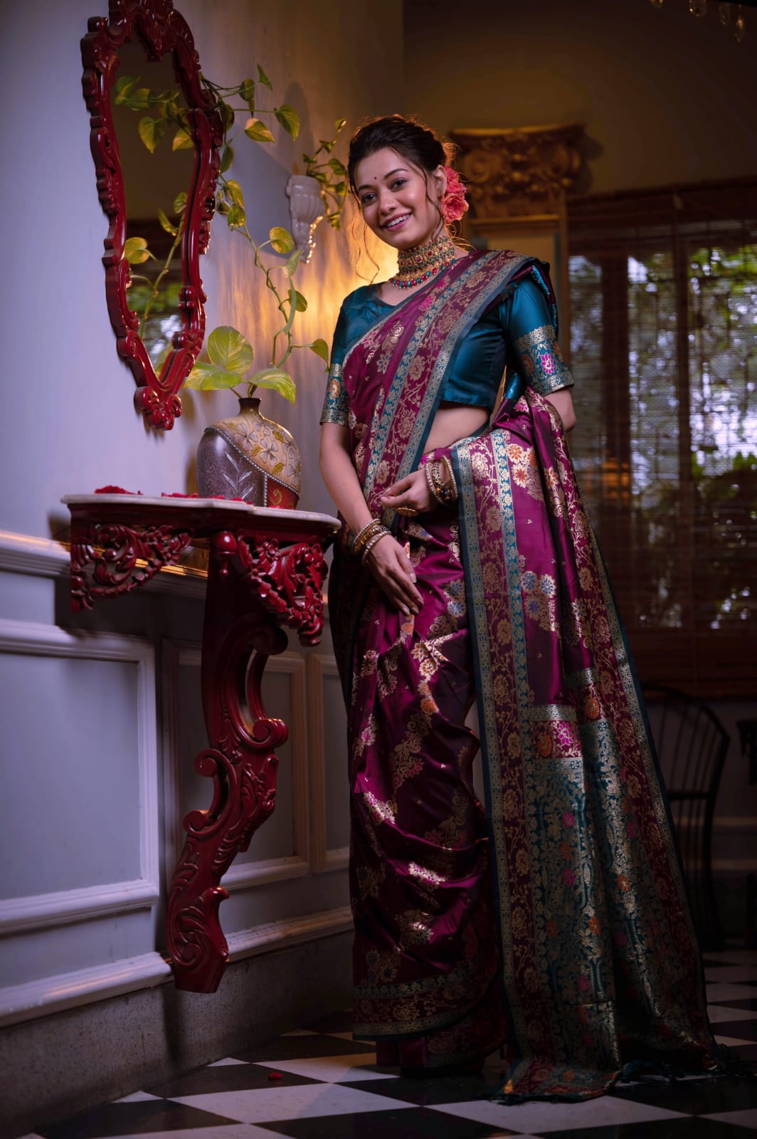 Soft Banarasi Silk Saree Anant Tex Exports Private Limited