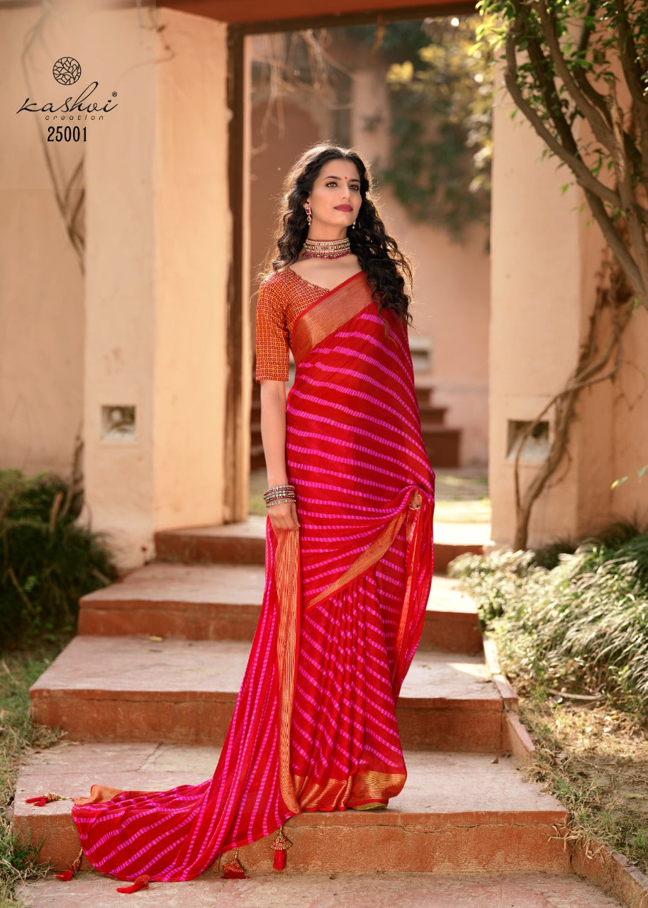 PALASH BUTTERFLY MOSS WITH ZARI BORDER AND EMBROIDERY TASSELS SAREE Anant Tex Exports Private Limited