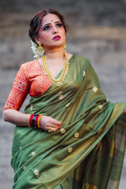 Pure Tussar Embroidery Silk Saree Anant Tex Exports Private Limited