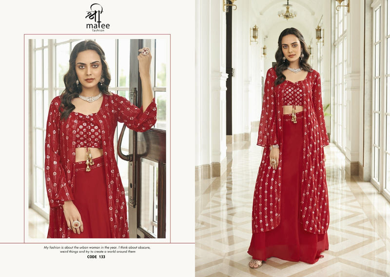 Shreematee Fashion Zainab Series 133-135 Faux Georgette Kurti Anant Tex Exports Private Limited