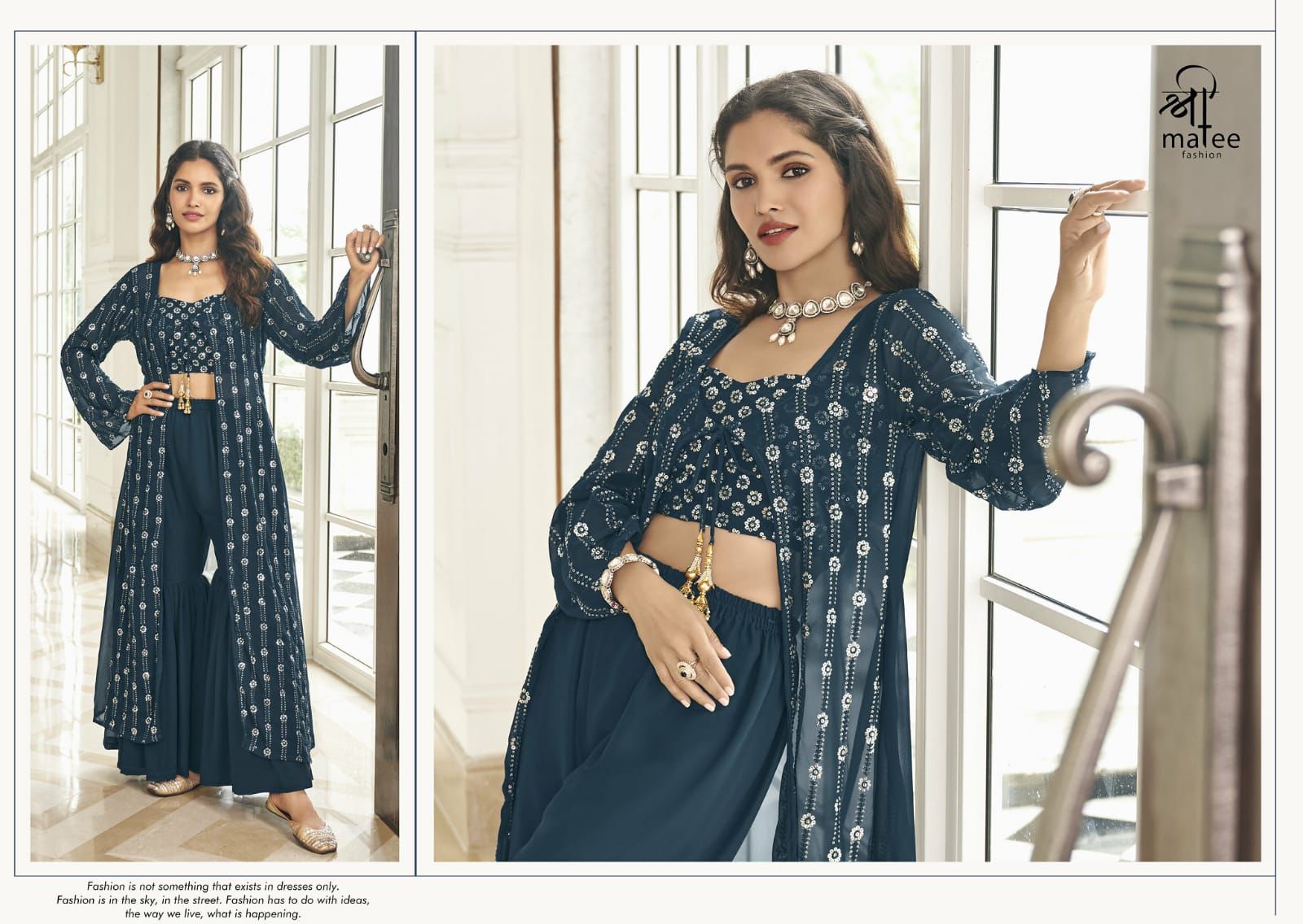 Shreematee Fashion Zainab Series 133-135 Faux Georgette Kurti Anant Tex Exports Private Limited