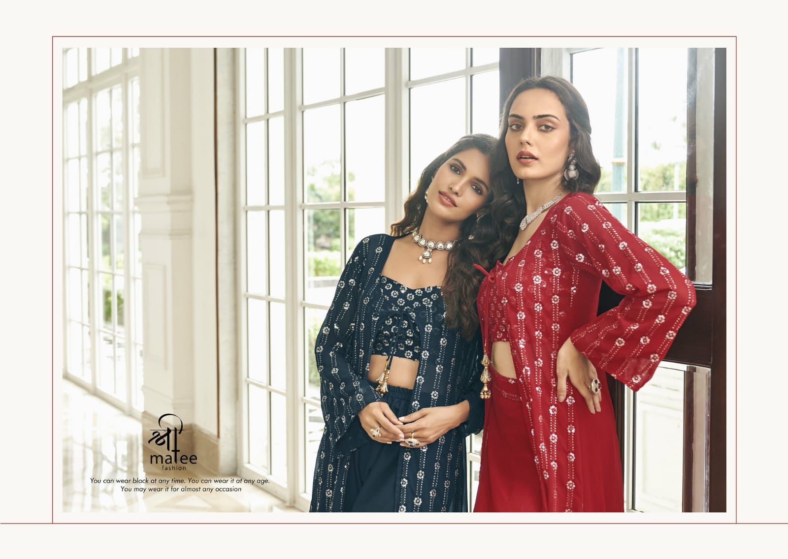 Shreematee Fashion Zainab Series 133-135 Faux Georgette Kurti Anant Tex Exports Private Limited