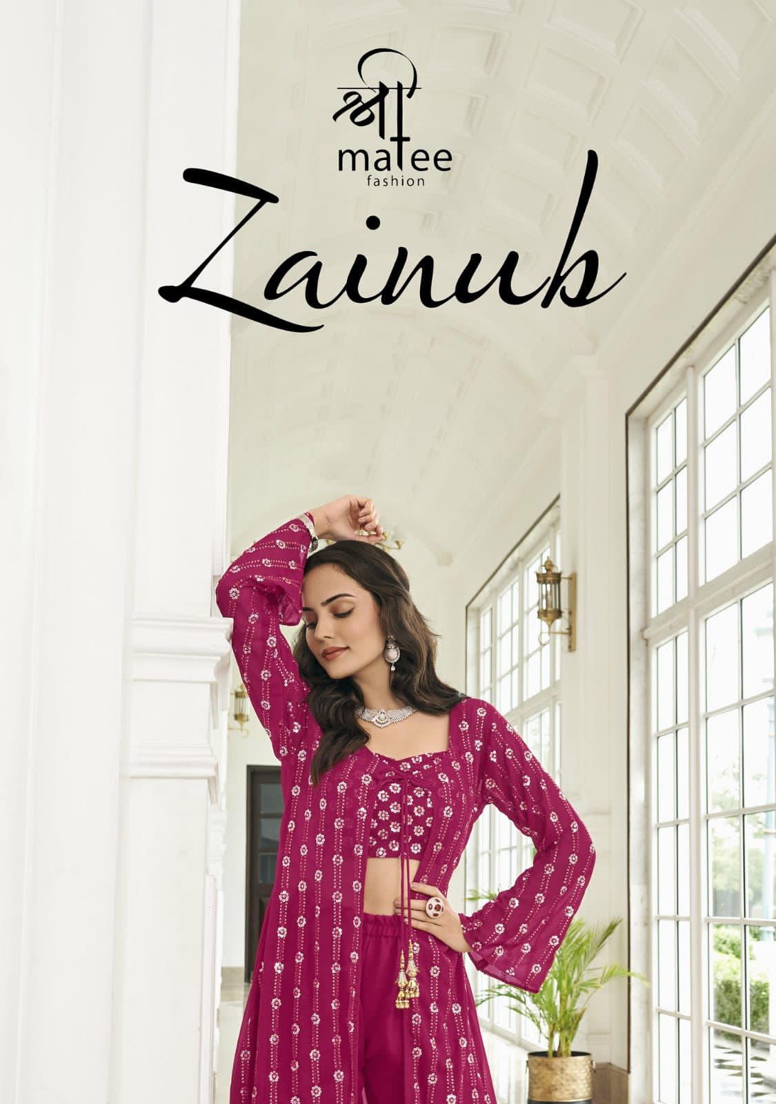 Shreematee Fashion Zainab Series 133-135 Faux Georgette Kurti Anant Tex Exports Private Limited