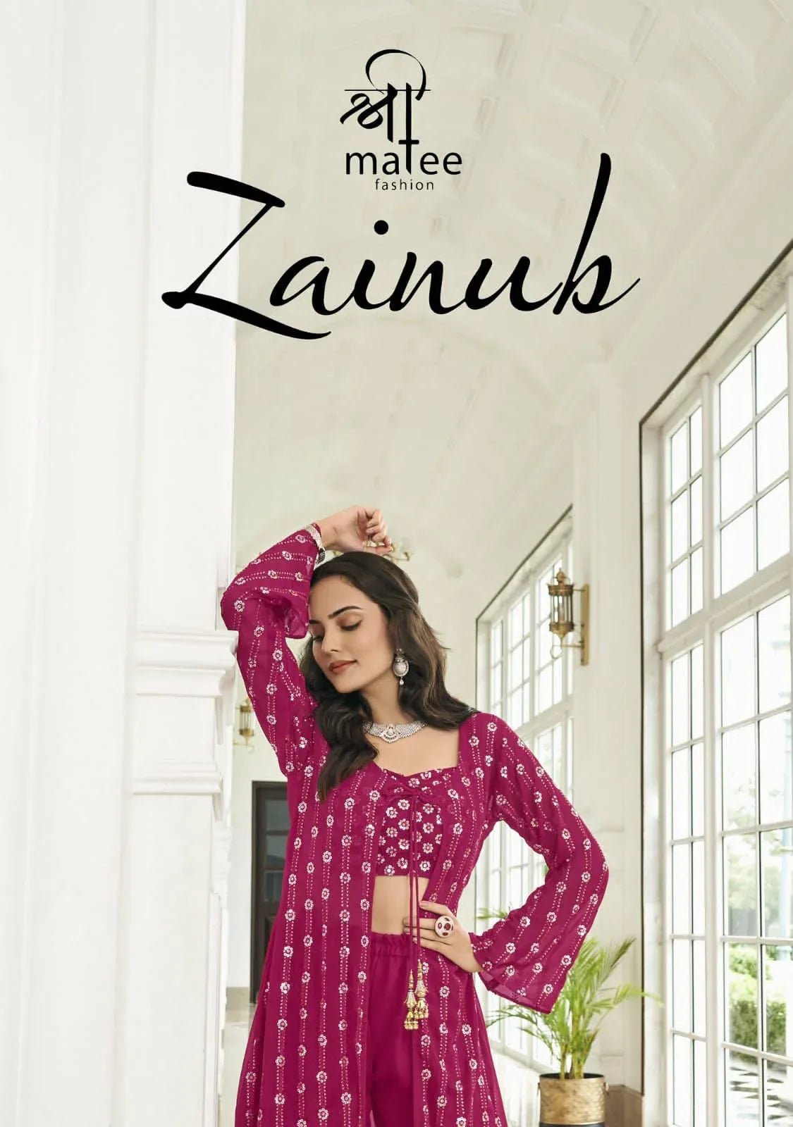 Shreematee Fashion Zainab Series 133-135 Faux Georgette Kurti Anant Tex Exports Private Limited