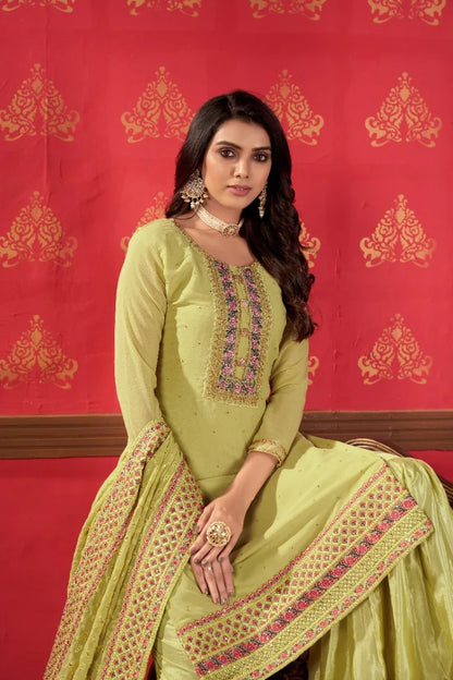 ZEEYA-ERINA D.NO 1401 To1403 FAUX GEORGETTE SUIT Anant Tex Exports Private Limited