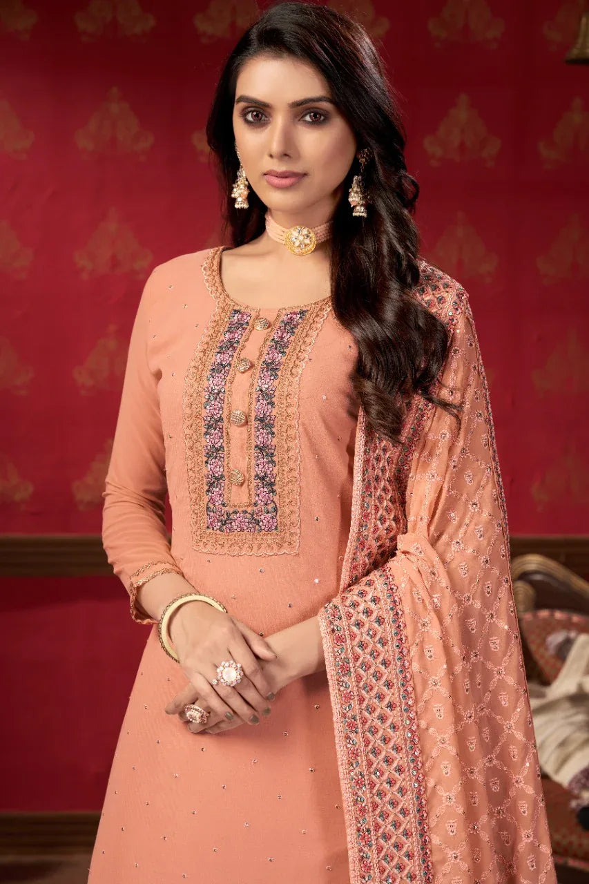 ZEEYA-ERINA D.NO 1401 To1403 FAUX GEORGETTE SUIT Anant Tex Exports Private Limited