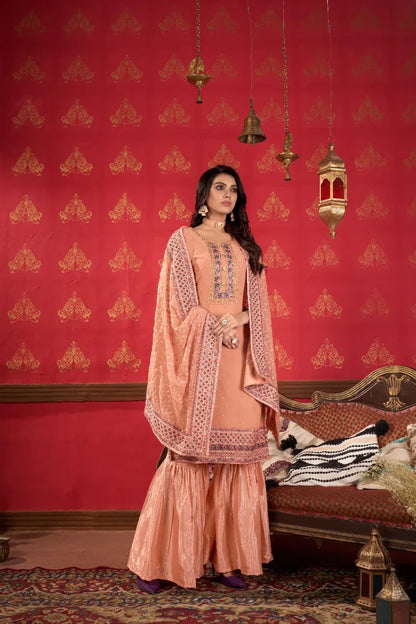 ZEEYA-ERINA D.NO 1401 To1403 FAUX GEORGETTE SUIT Anant Tex Exports Private Limited