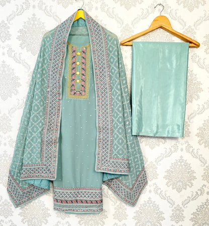 ZEEYA-ERINA D.NO 1401 To1403 FAUX GEORGETTE SUIT Anant Tex Exports Private Limited