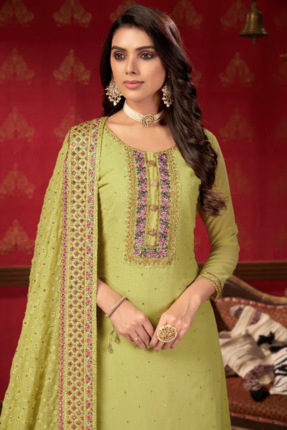 ZEEYA-ERINA D.NO 1401 To1403 FAUX GEORGETTE SUIT Anant Tex Exports Private Limited