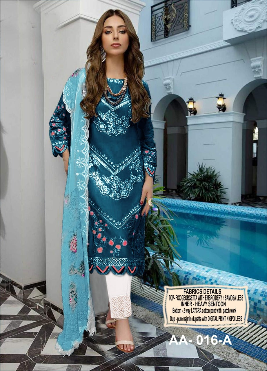 Heavy Georgette With Heavy Embroidery Suit Anant Tex Exports Private Limited