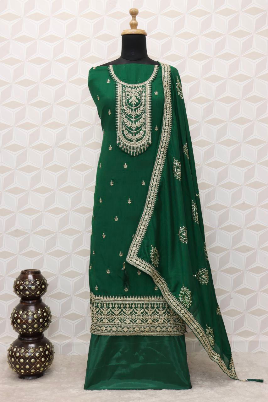 ANAMIKA GOPI VOL-1 HEAVY DOLA SILK EMBROIDERY SEQUENCE SUIT Anant Tex Exports Private Limited