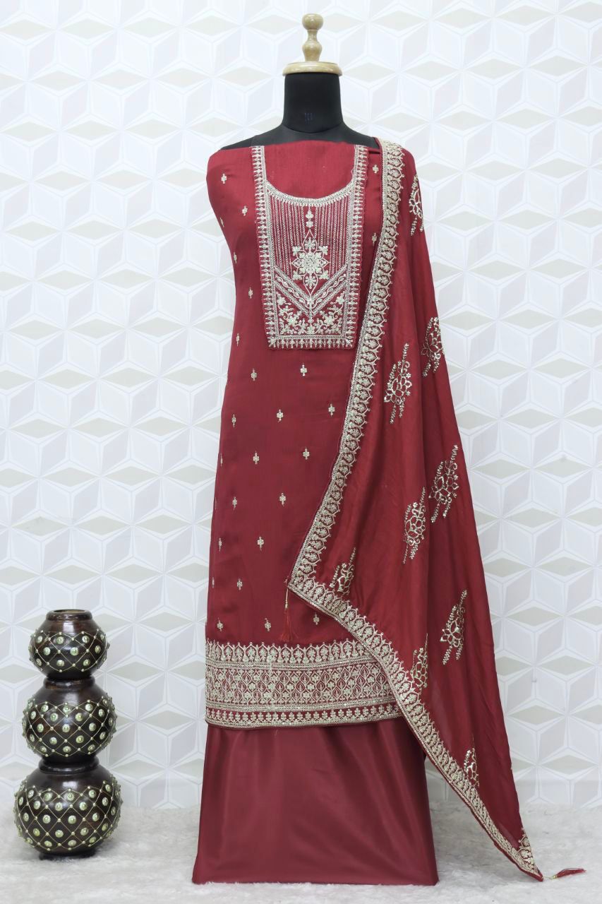 ANAMIKA GOPI VOL-1 HEAVY DOLA SILK EMBROIDERY SEQUENCE SUIT Anant Tex Exports Private Limited