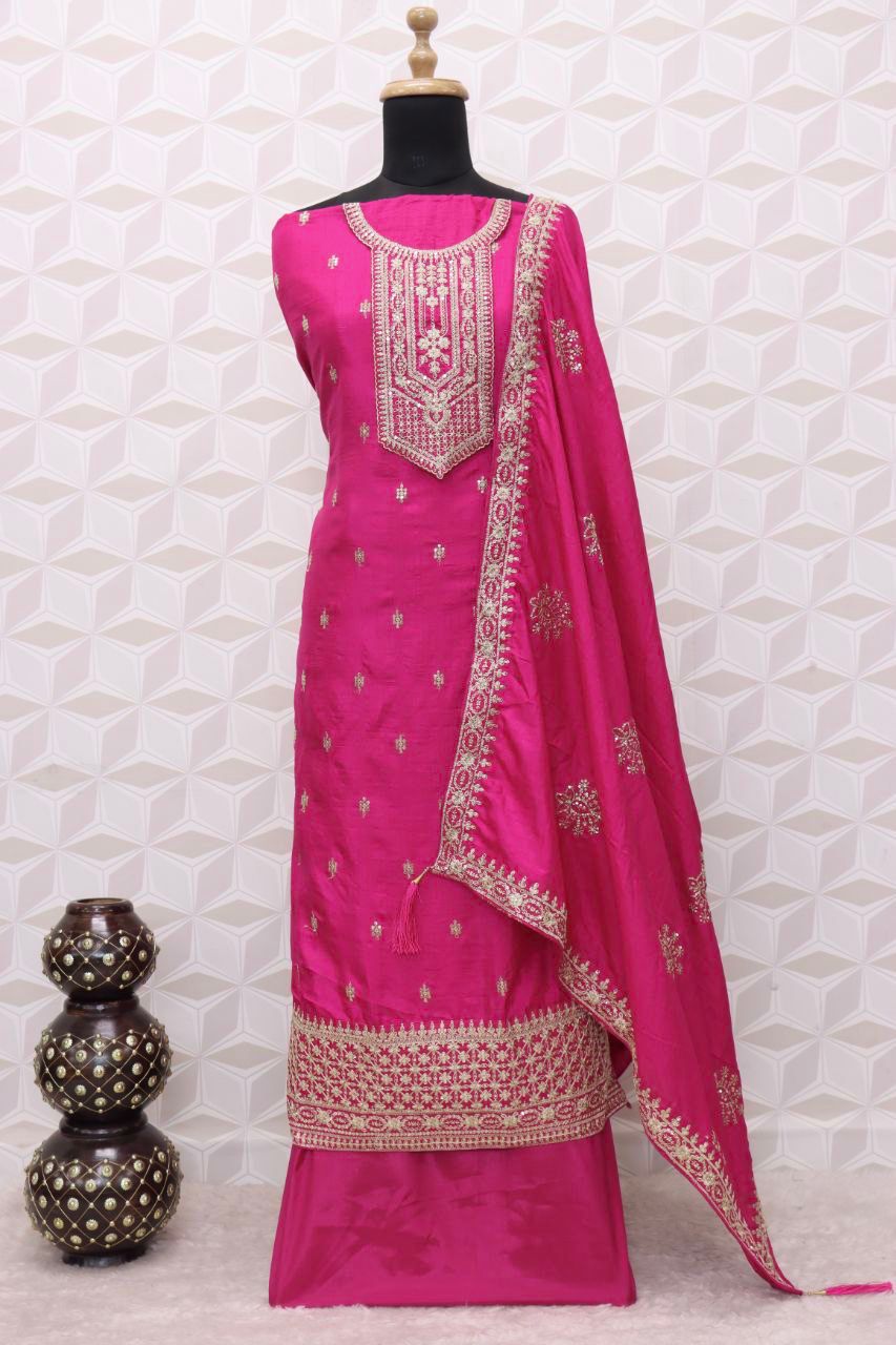 ANAMIKA GOPI VOL-1 HEAVY DOLA SILK EMBROIDERY SEQUENCE SUIT Anant Tex Exports Private Limited