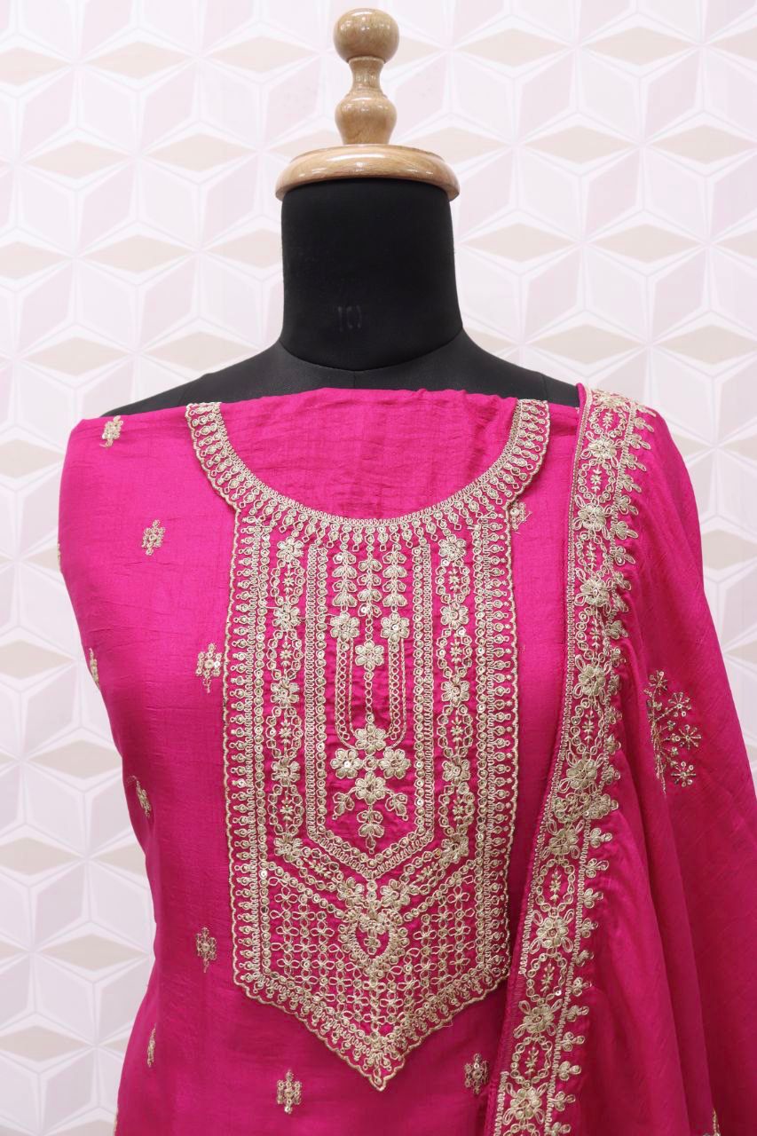 ANAMIKA GOPI VOL-1 HEAVY DOLA SILK EMBROIDERY SEQUENCE SUIT Anant Tex Exports Private Limited
