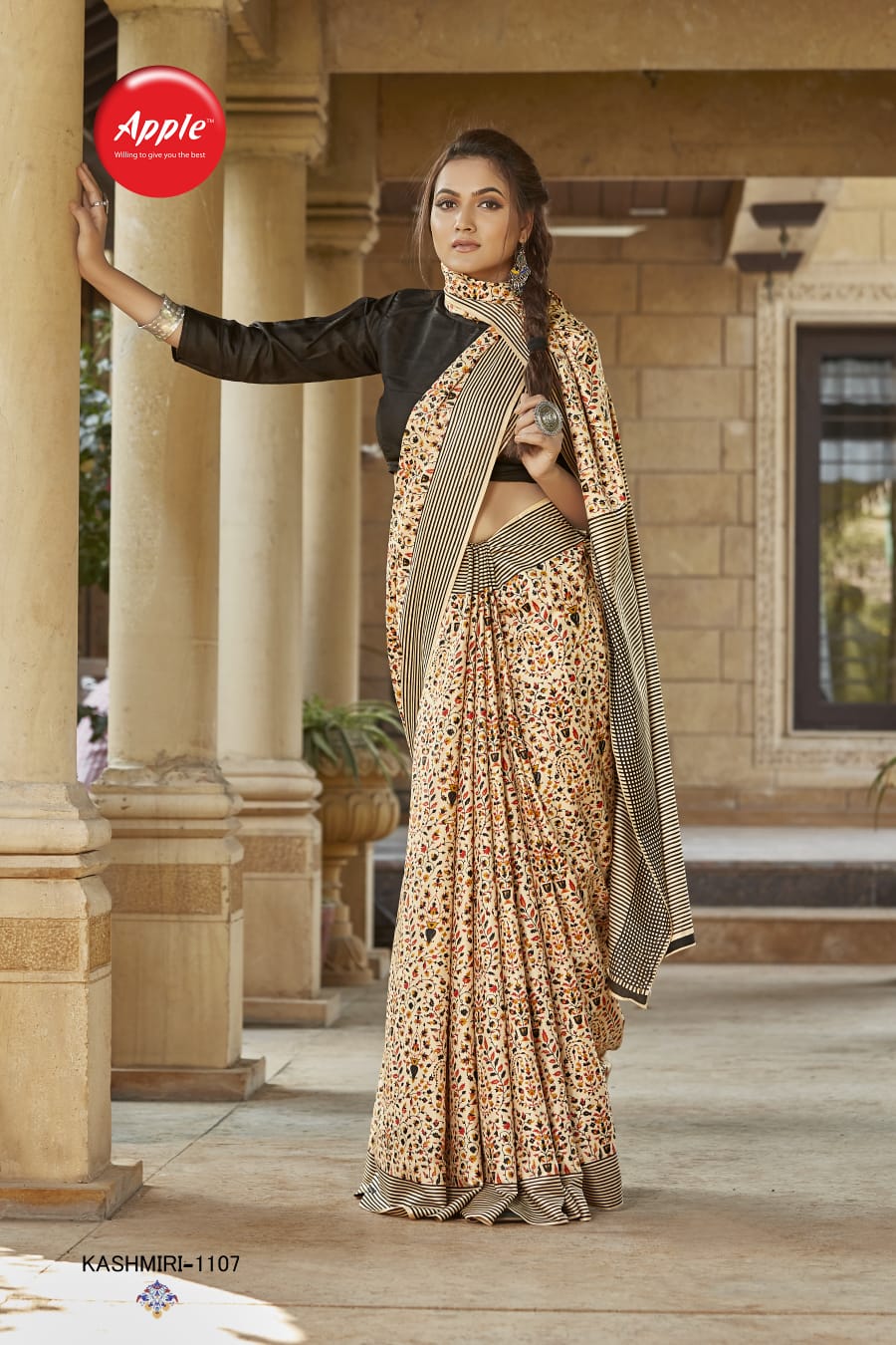 KASHMIRI VOL-11 PASHMINA SILK SAREE Anant Tex Exports Private Limited
