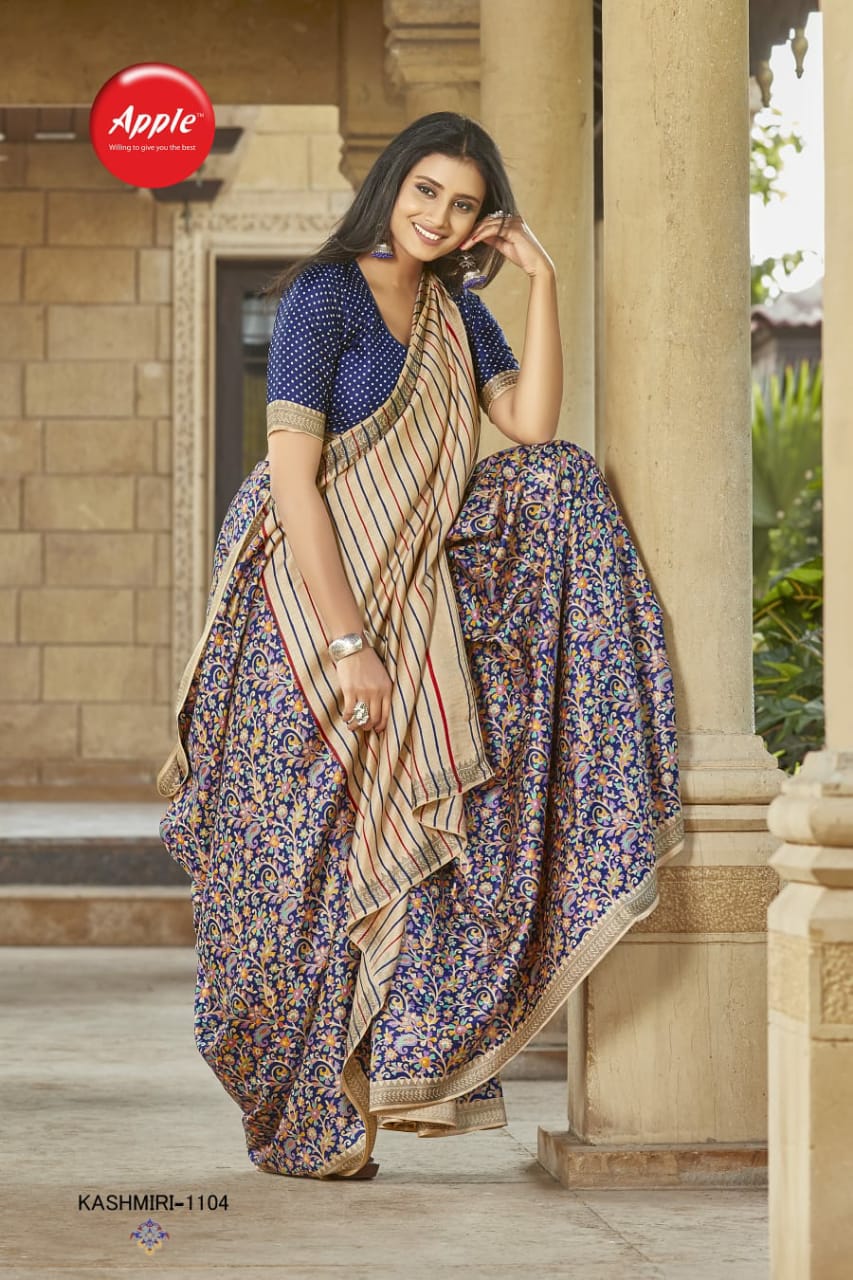 KASHMIRI VOL-11 PASHMINA SILK SAREE Anant Tex Exports Private Limited