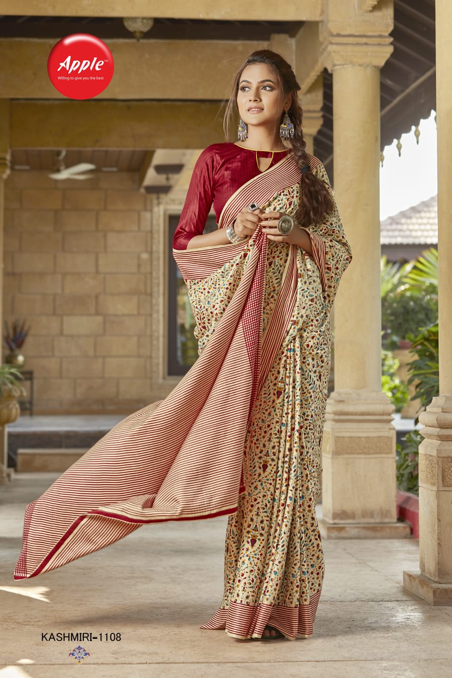 KASHMIRI VOL-11 PASHMINA SILK SAREE Anant Tex Exports Private Limited