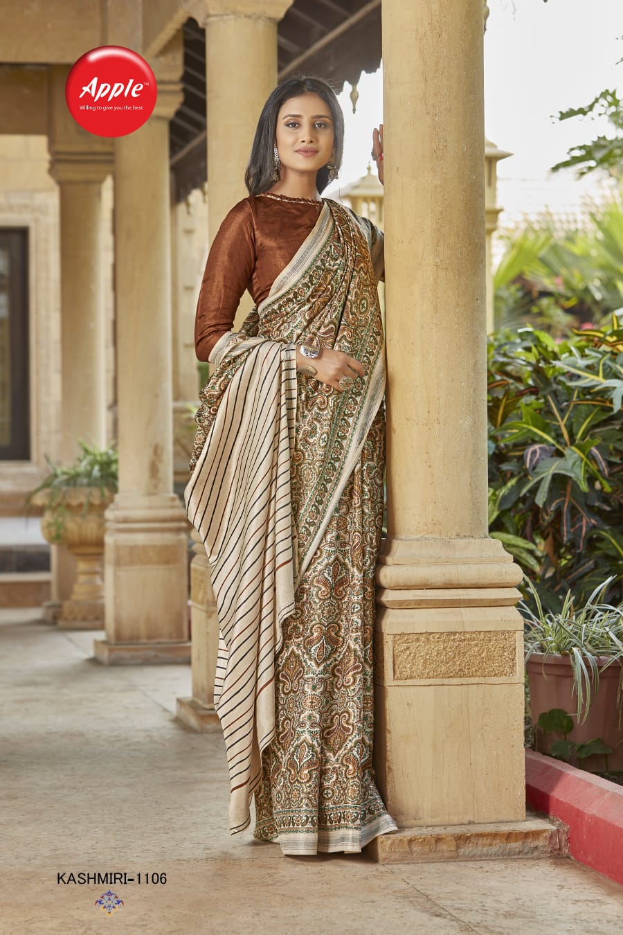 KASHMIRI VOL-11 PASHMINA SILK SAREE Anant Tex Exports Private Limited