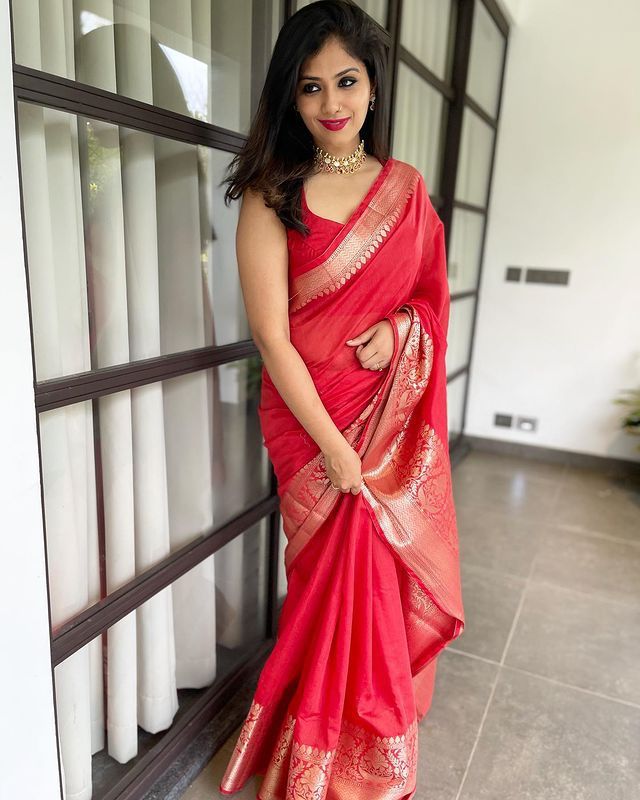 Lichi Silk Banarasi Saree Anant Tex Exports Private Limited