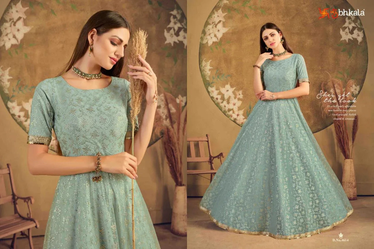 FLORY VOL. 16 DESIGNER EXCLUSIVE LONG GOWN Anant Tex Exports Private Limited