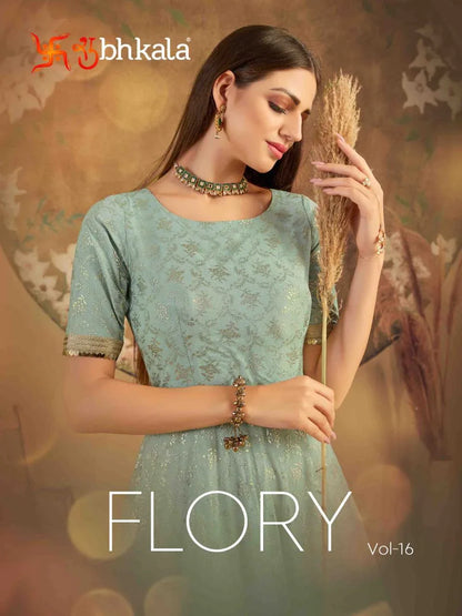 FLORY VOL. 16 DESIGNER EXCLUSIVE LONG GOWN Anant Tex Exports Private Limited