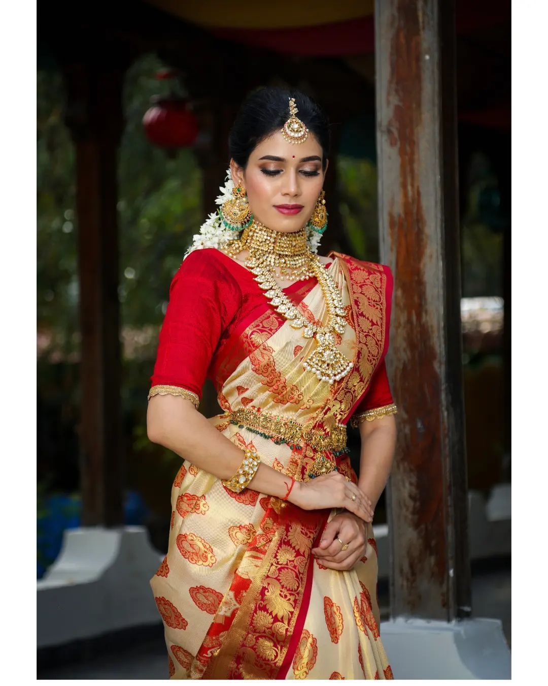 Lichi Silk Banarasi Saree Anant Tex Exports Private Limited