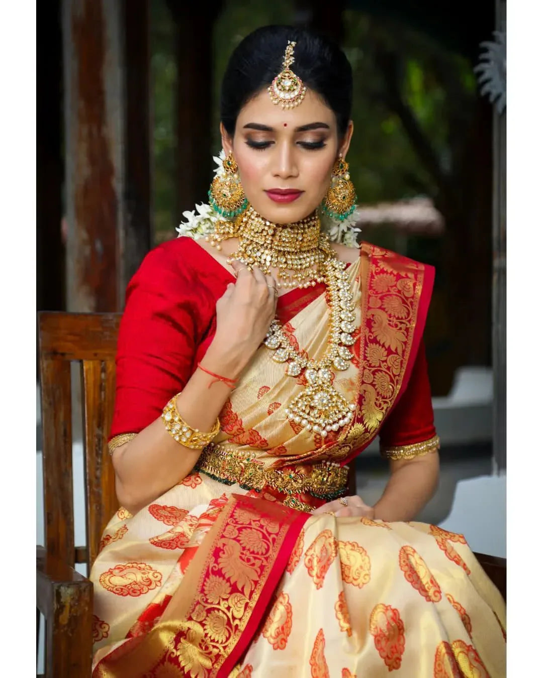 Lichi Silk Banarasi Saree Anant Tex Exports Private Limited