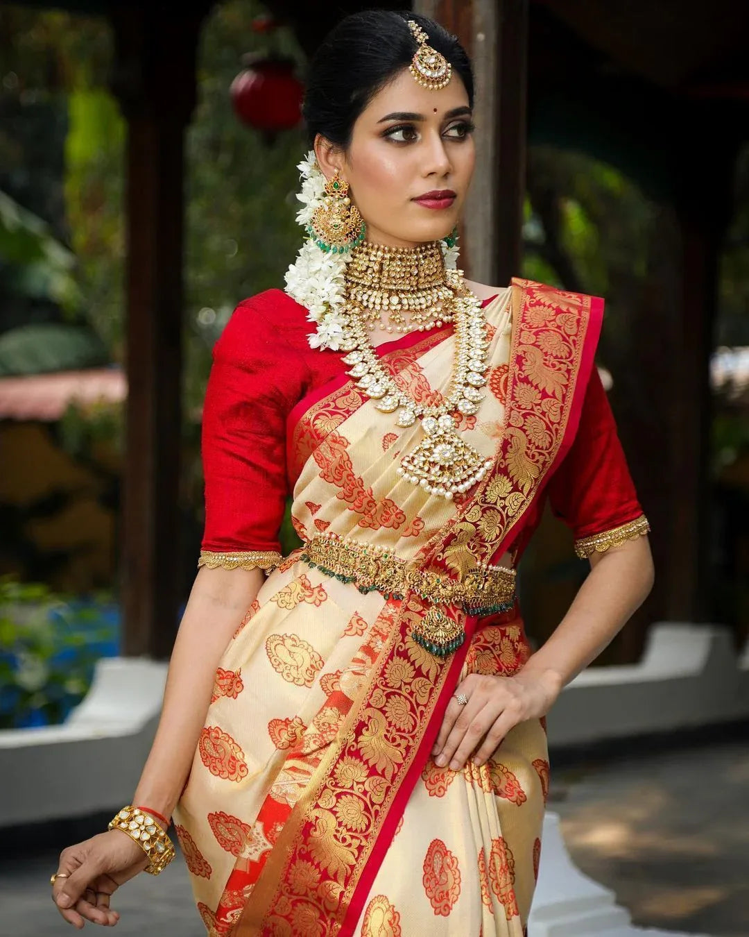 Lichi Silk Banarasi Saree Anant Tex Exports Private Limited