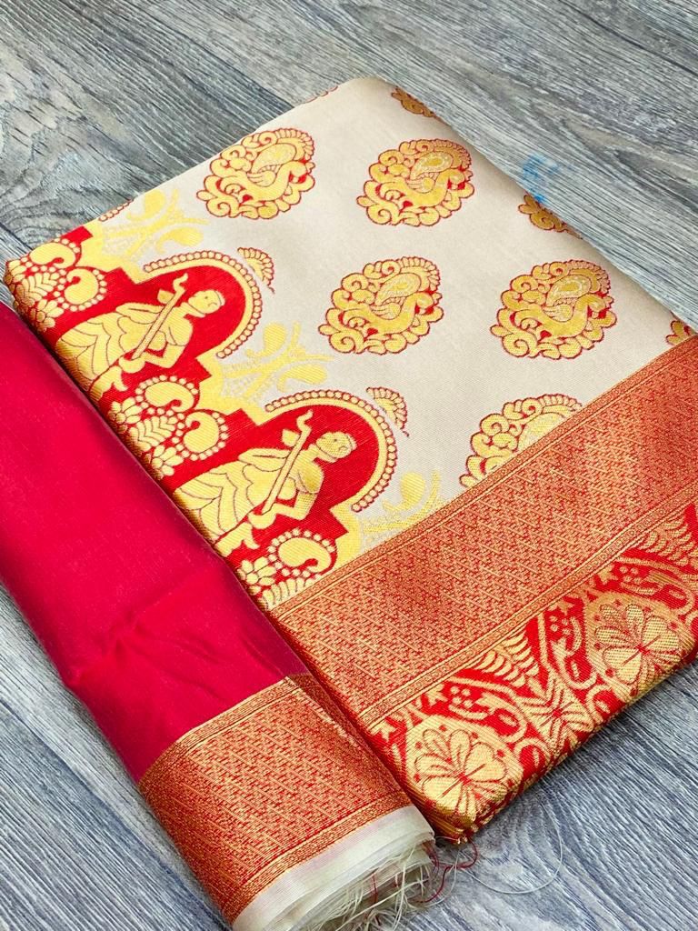 Lichi Silk Banarasi Saree Anant Tex Exports Private Limited