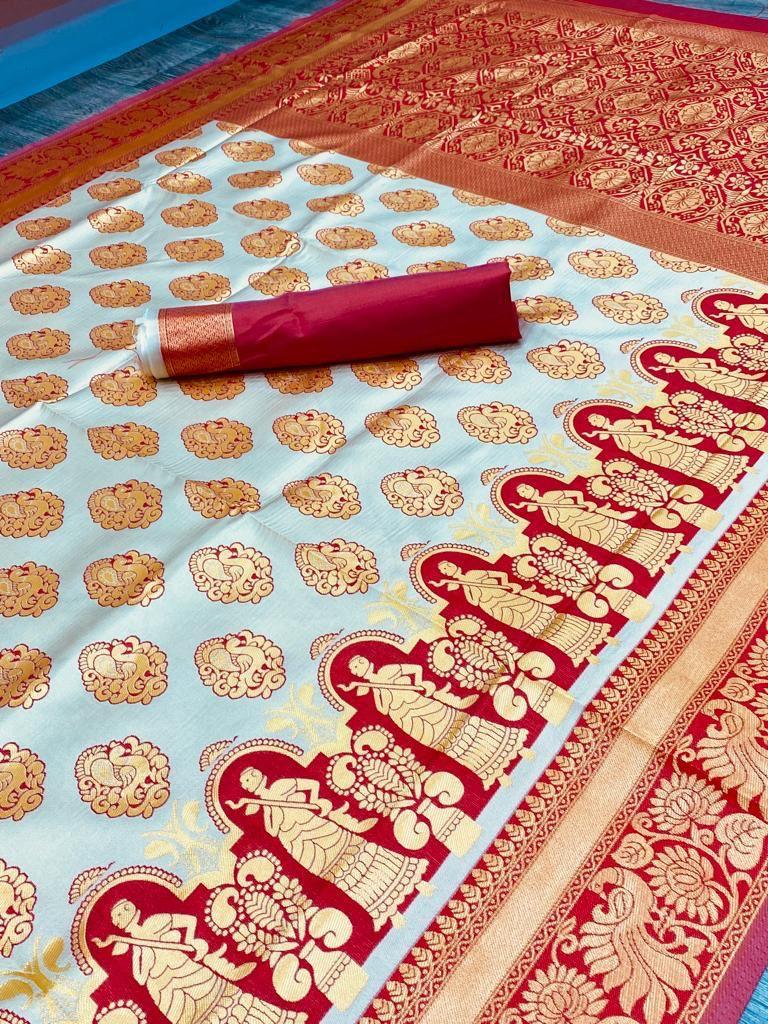 Lichi Silk Banarasi Saree Anant Tex Exports Private Limited
