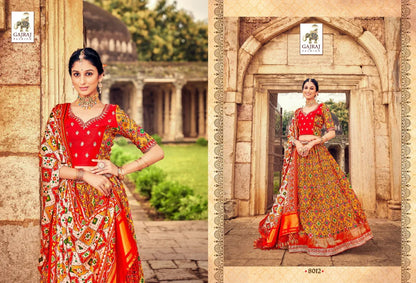 Gaji 8000 Series Smooth Silk With Patola Style Lehenga Anant Tex Exports Private Limited