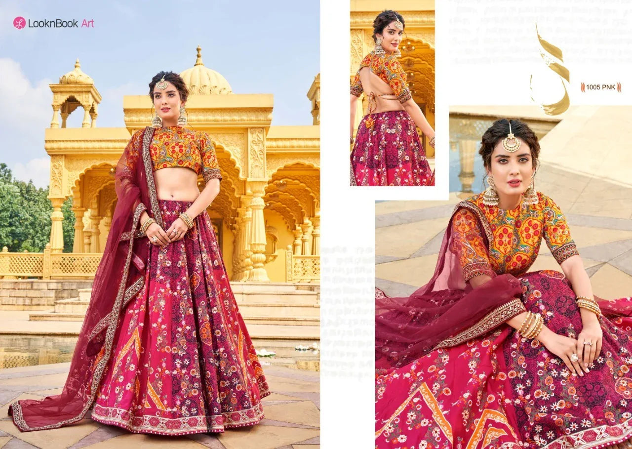 DESIGNER VAISHALI SILK PRINTED LEHENGA CHOLI Anant Tex Exports Private Limited