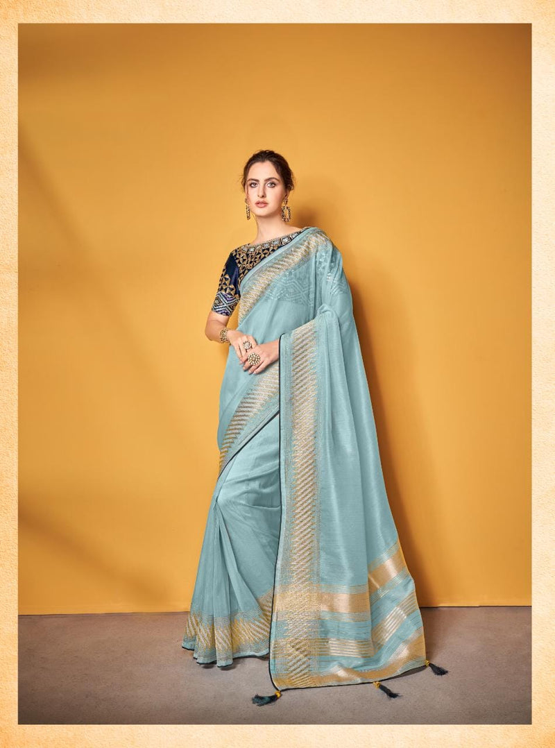 Sumitrasachi Mannat Tissue Traditional Wear Designer Saree Anant Tex Exports Private Limited