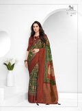 Sumitrasachi Falak Tissue Ajrakh Printed Designer Saree Anant Tex Exports Private Limited