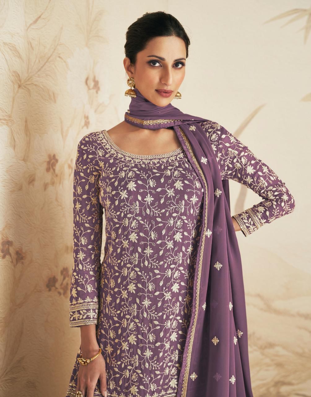 Aashirwad Elan Gulkand 9407-9411 Series Designer Suit Anant Tex Exports Private Limited