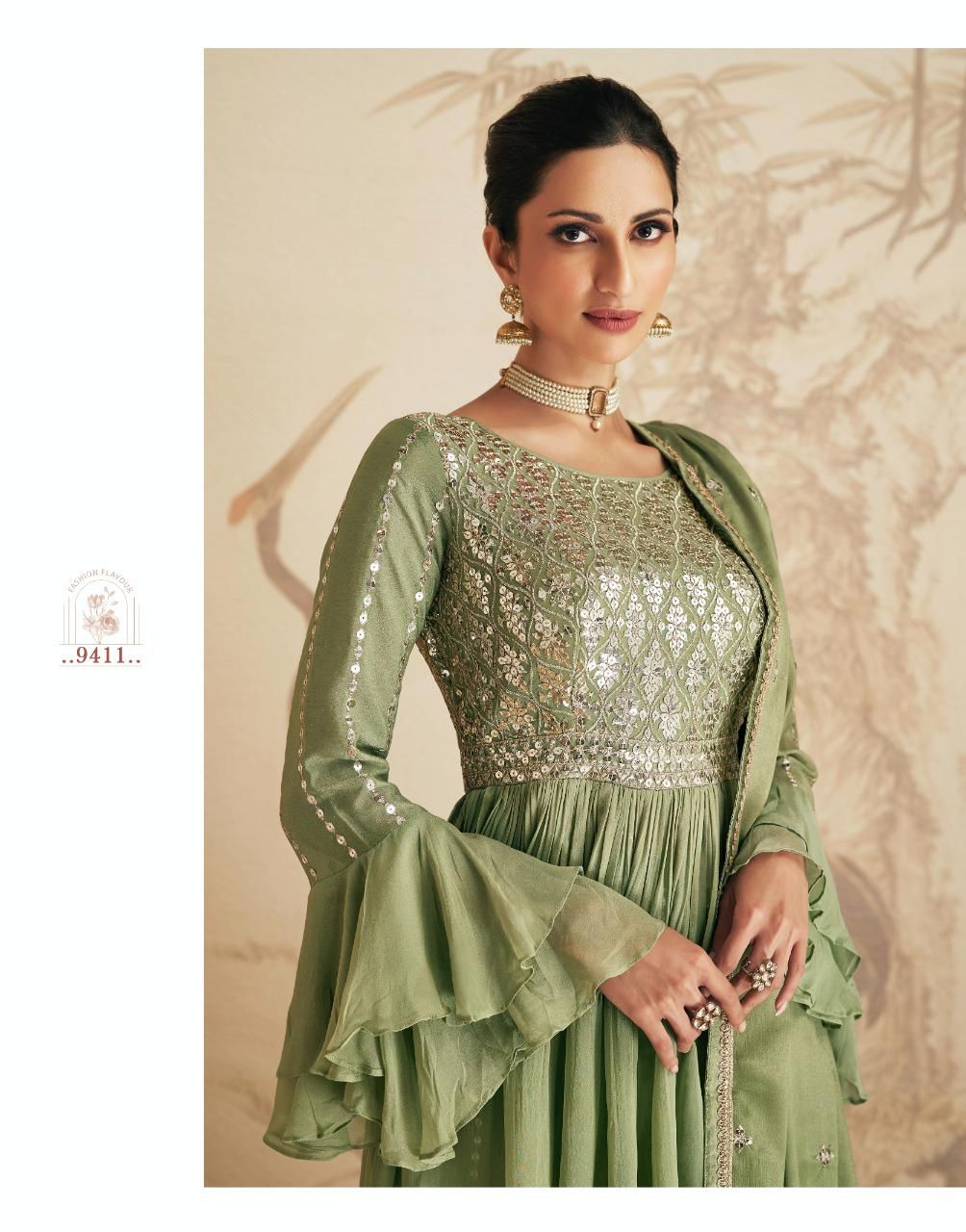Aashirwad Elan Gulkand 9407-9411 Series Designer Suit Anant Tex Exports Private Limited