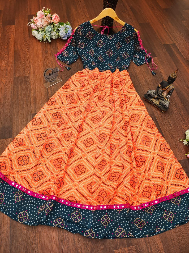 Fox Georgette With Complete Lining Anarkali Gown Anant Tex Exports Private Limited